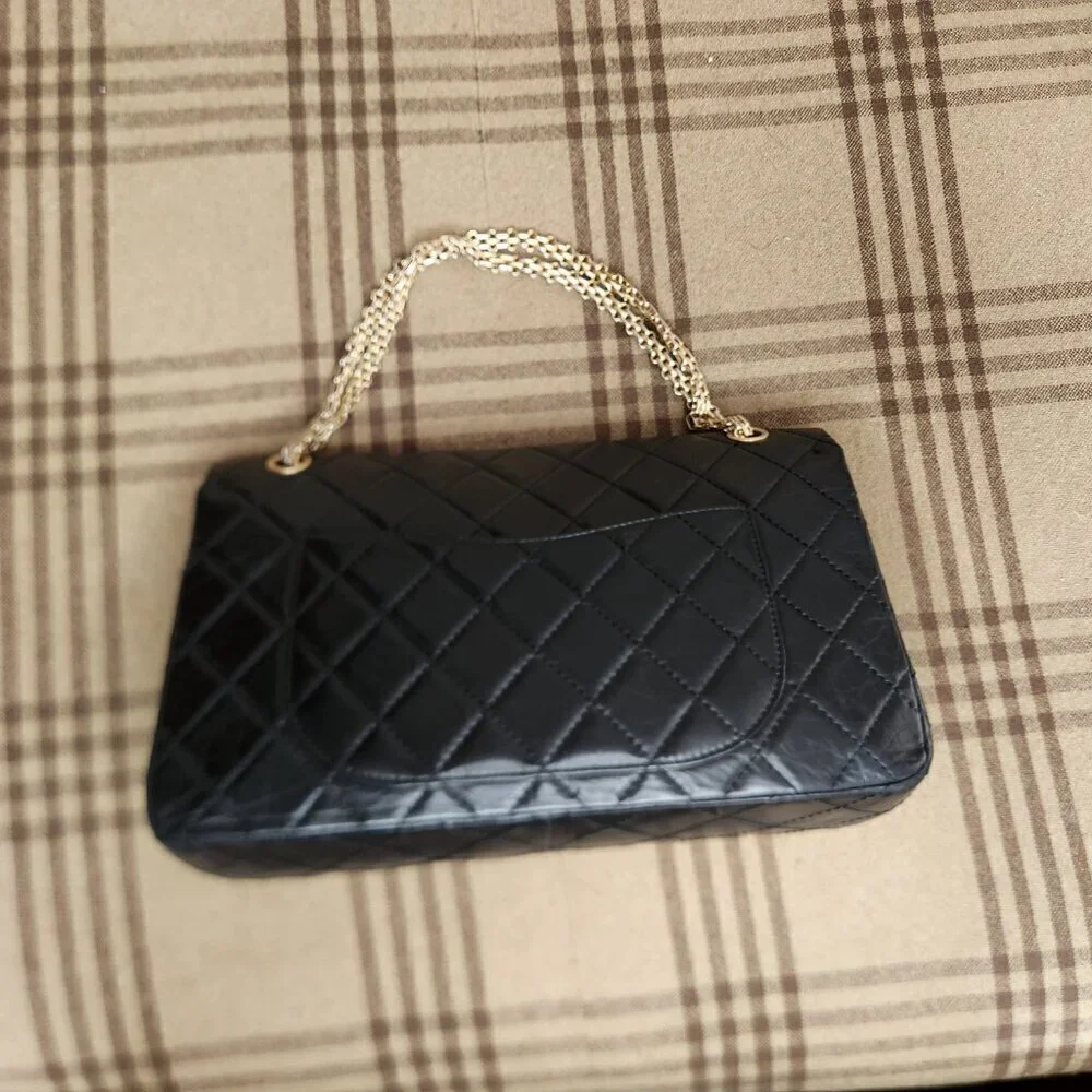Chanel Black 2.55 – 2005 Quilted Flap Bag, Authentic